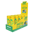 ZAF Caffeine Energy Gum, Menthol, retail display carton